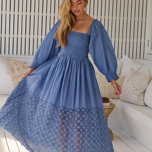 Free People Perfect Storm Midi Dress